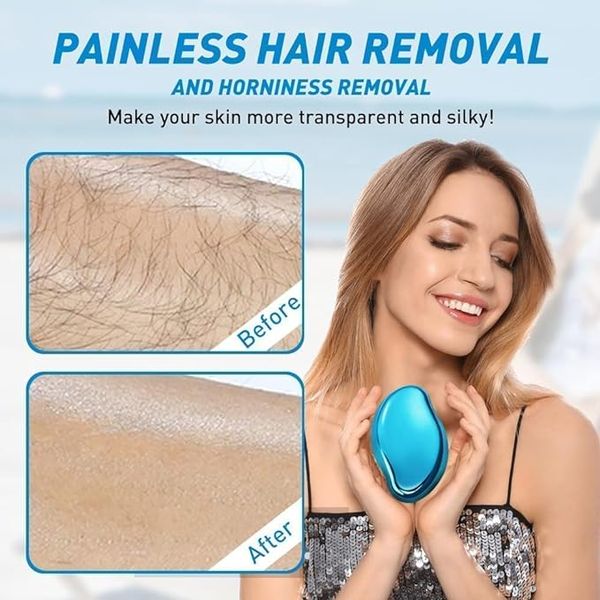 Magic Crystal Hair Remover Painless Exfoliation Hair Removal Tool