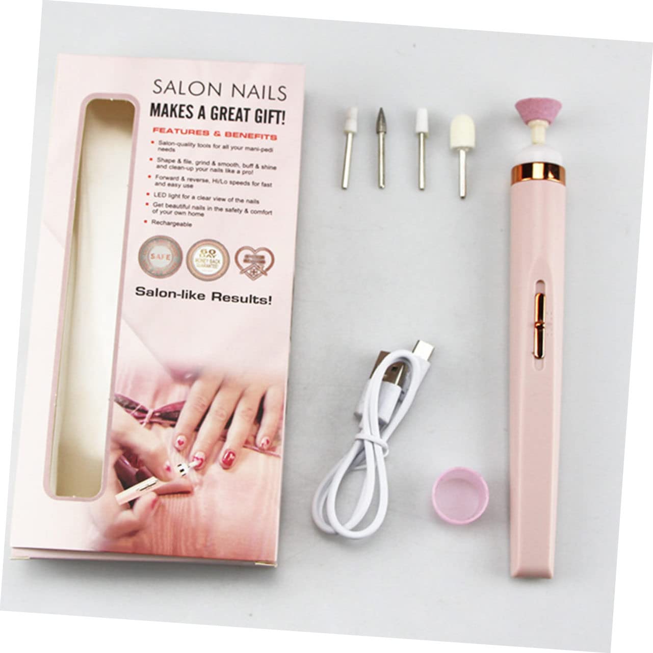 Rechargeable Salon Touch Manicure Pedicure Kit