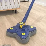 Microfiber Self Foldable Twisted Mop, Four Leaf Grass Wringing Mop, Self Wringing Water Household Ceiling Cleaner