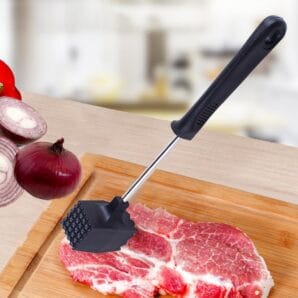 Meat Hammer Rubber Black Heavy