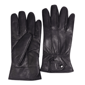 Gloves for Kids Mens Winter Black Leather Gloves