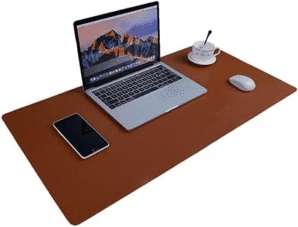 Leather Desk Pad – Multifunctional Laptop, Writing & Gaming Mat with Waterproof Protection (16 x 31 Inches)-Luxury PU Leather