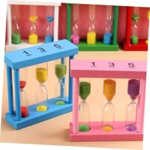 Wooden Sand Clock Timer Colorful Sand Clock Creative Random Color