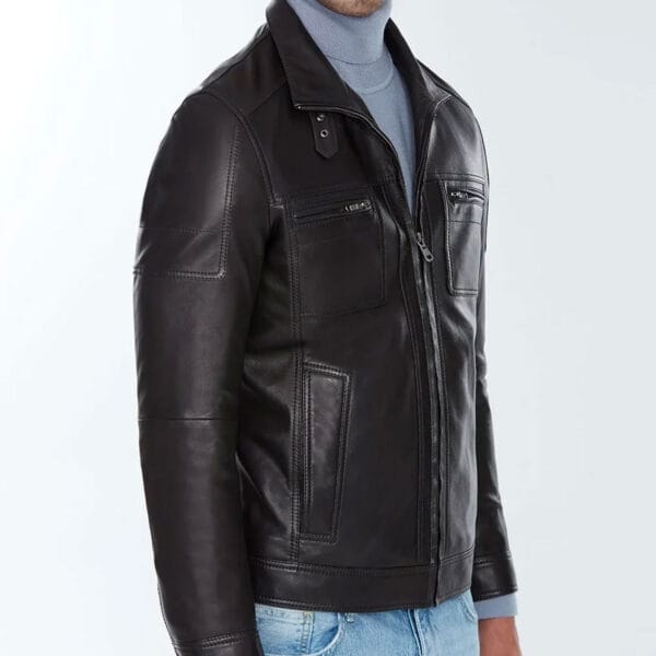 Men's-Sheepskin-Black-Leather-Jacket3