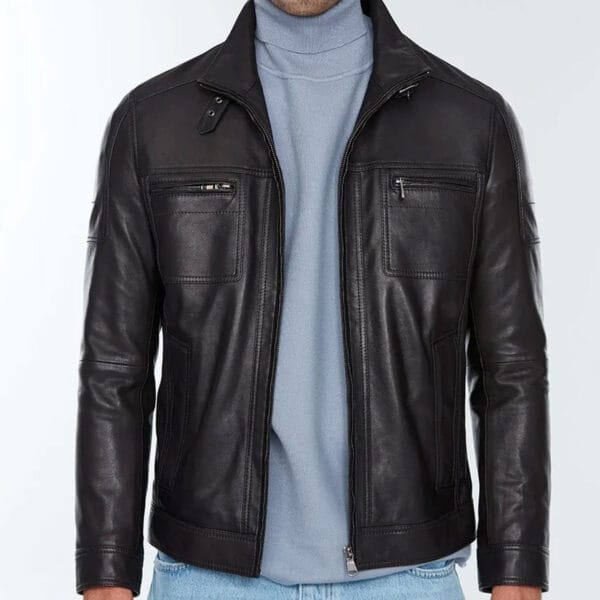 Men's-Sheepskin-Black-Leather-Jacket3