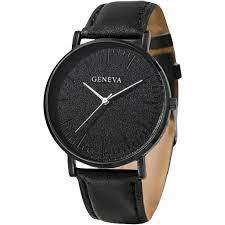 Fashion Men Quartz Watch Leather Belt Watch