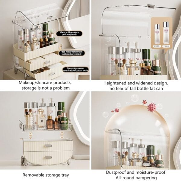 Acrylic Multipurpose Cosmetic Organizer