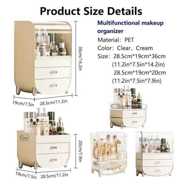 Acrylic Multipurpose Cosmetic Organizer