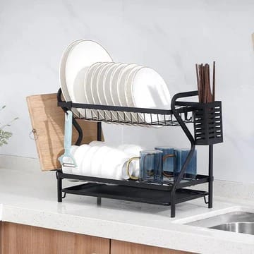 2 Layer Metal Dish Rack