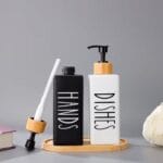 Luxury 350ML Empty Hand Wash And Lotion Packaging Glass Lotion Bottles