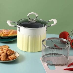 3L Stainless Steel Deep Frying Pot