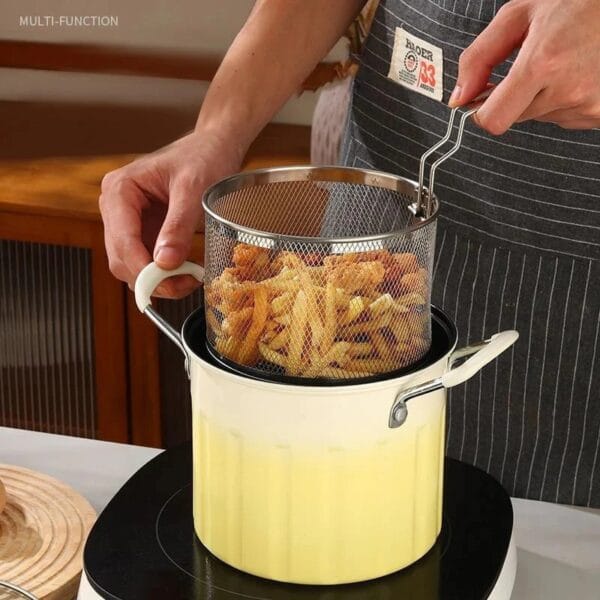 3L Stainless Steel Deep Frying Pot