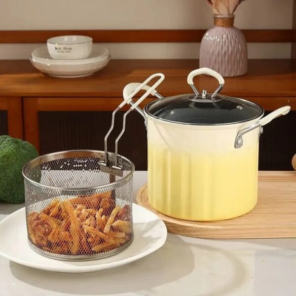 3L Stainless Steel Deep Frying Pot