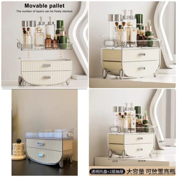 Acrylic Multipurpose Cosmetic Organizer