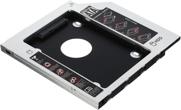 Universal Caddy Drive 9.5mm 2.5 Inch Sata Aluminum 2nd Hdd Caddy Ssd And Hdd Hard Disk Driver Case
