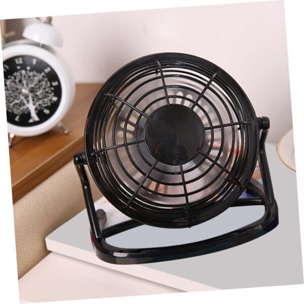 Small USB Desk Fan Quiet Personal Cooling Fan with Rotation Detachable Design for Easy Cleaning for Office and Home Use