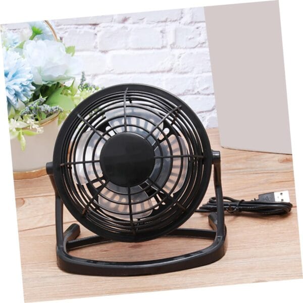 Small USB Desk Fan Quiet Personal Cooling Fan with Rotation Detachable Design for Easy Cleaning for Office and Home Use