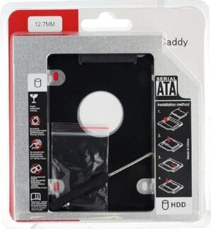 12.7mm Aluminum 2nd HDD SDD Hard Disk Caddy