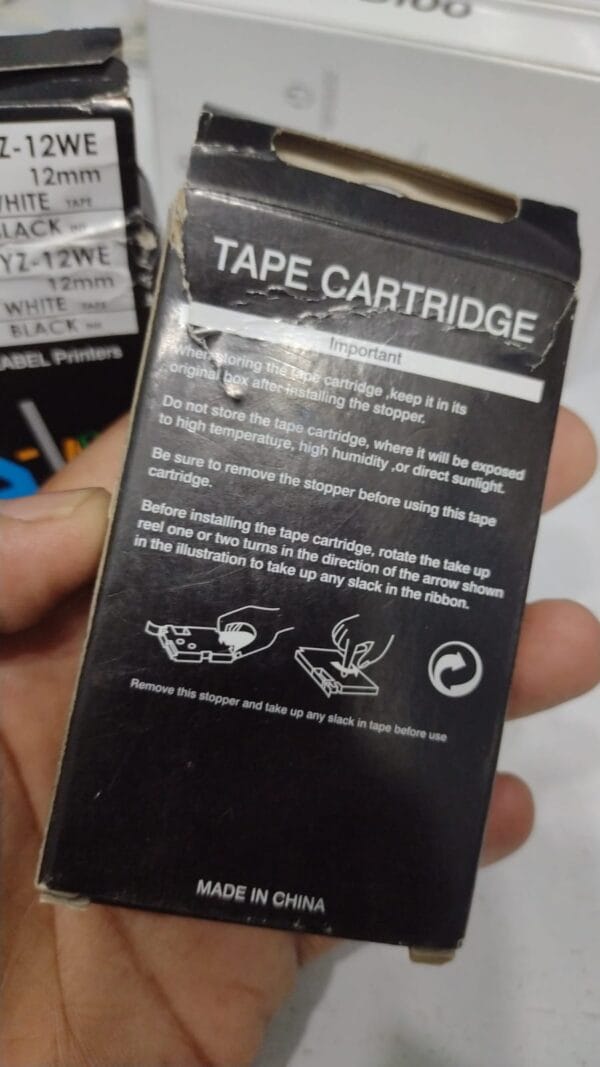 TAPE CARTRIDGE (WHITE)- USED FOR EZ-LABEL PRINTERS