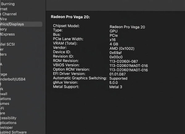 MacBook Pro 2019