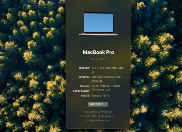 MacBook Pro 2019