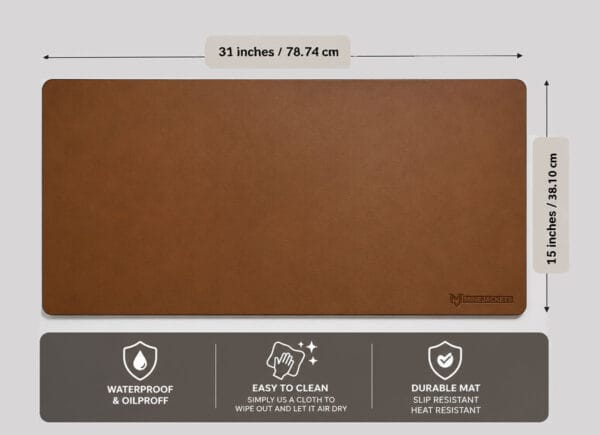 Leather desk Mat
